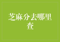 芝麻分到底藏哪儿去了？让我带你找！