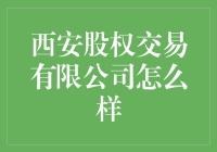 西安股权交易有限公司：推动区域经济发展的新引擎