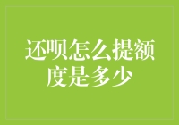 如何合理申请提高还呗额度，额度提升的最佳实践指南