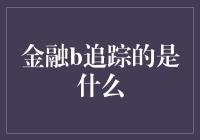 金融追踪：解析现代金融市场的脉络