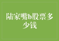 陆家嘴B股票价格解析与投资价值分析