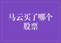 马云的理财之道：从投资股票看其金融智慧